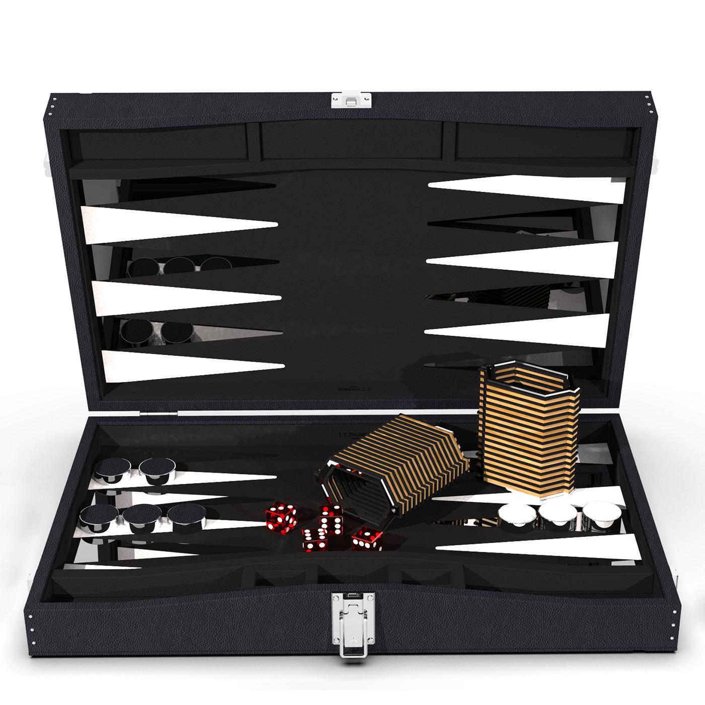 French Sober Night Backgammon For Sale