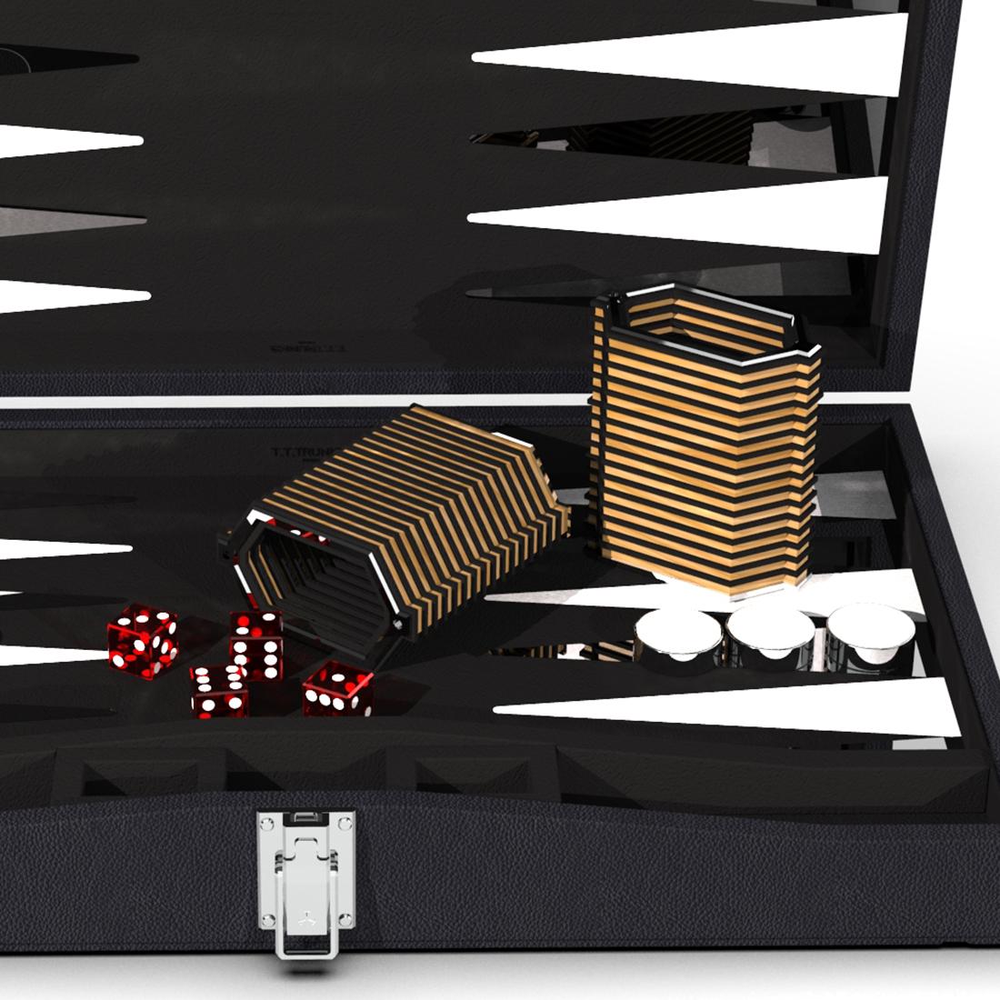 Brass Sober Night Backgammon For Sale