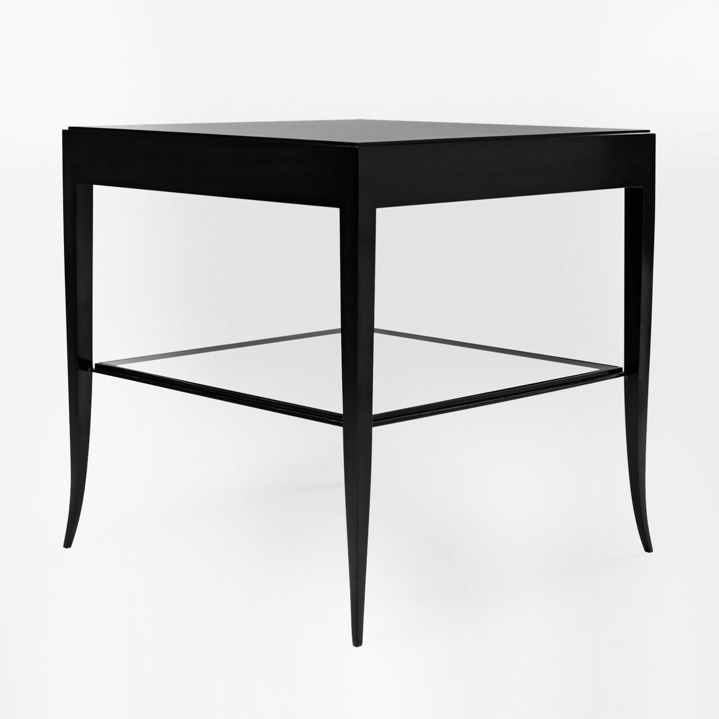English Sober Nightstand or Side Table For Sale