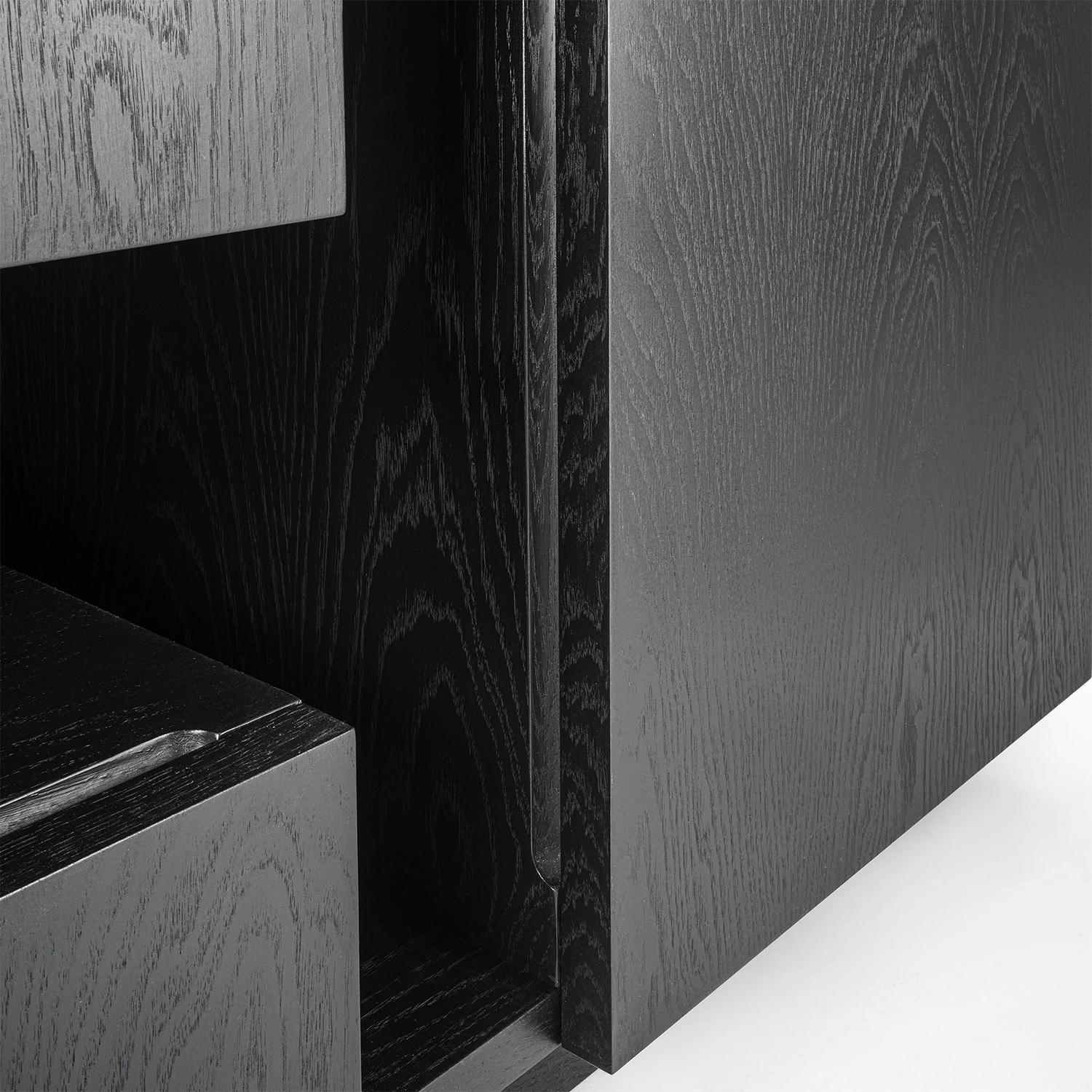 Wood Sober Oak Sideboard For Sale