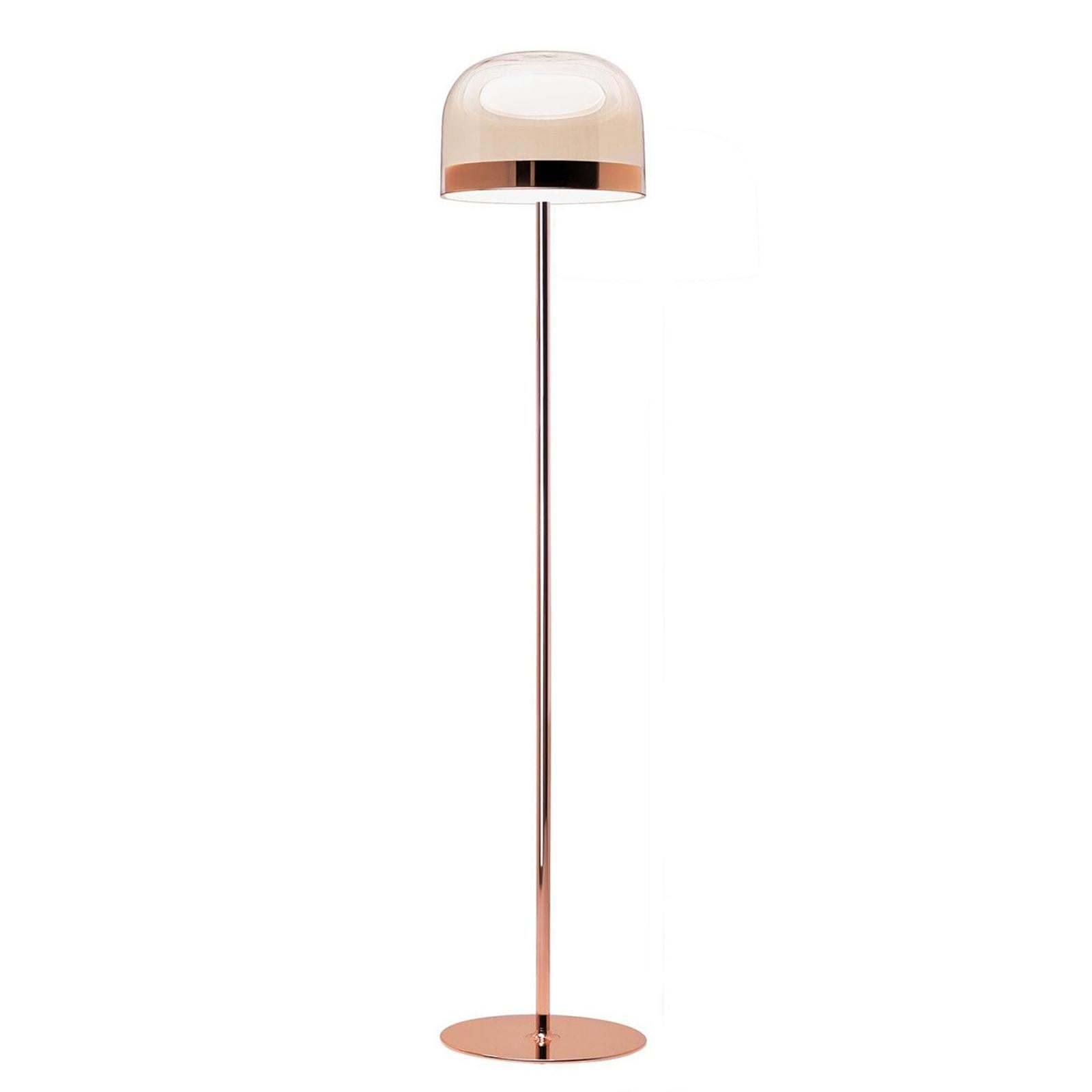 Blackened Sober Shade Floor Lamp For Sale
