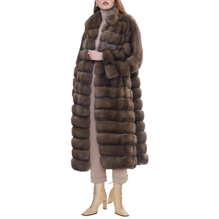 Sobol Russian Sable Jacket size Oversized XL 18-20 For Sale at 1stDibs