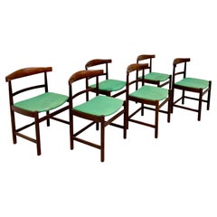 Vintage Soborg Mobler, Six Chairs, ca. 1950.