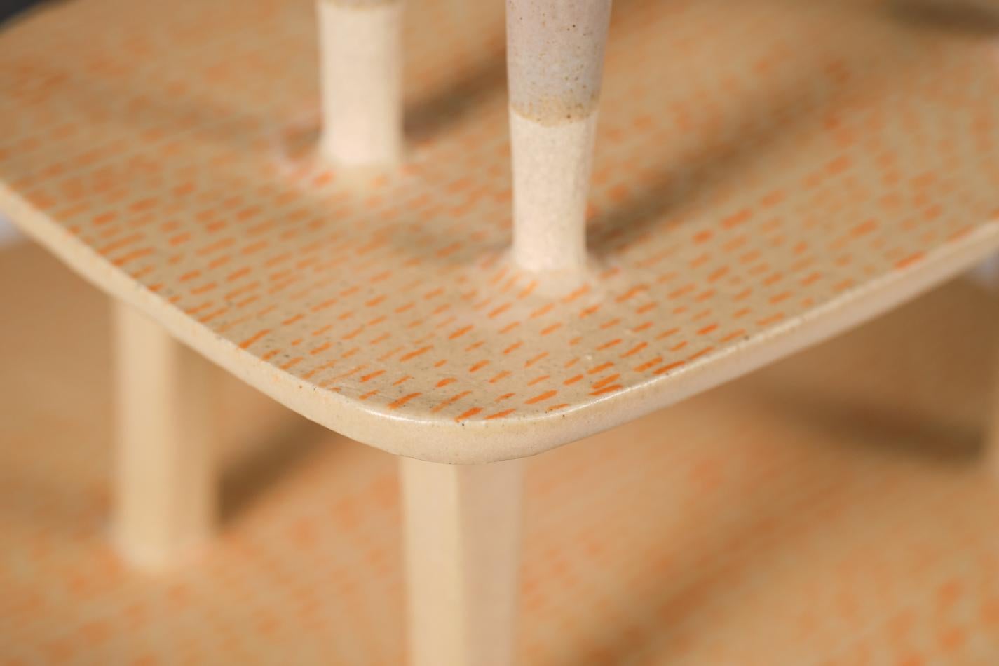XXIe siècle et contemporain Centre de table en argile, artisanal Sobretaula #2 de Rosa Cortiella en vente