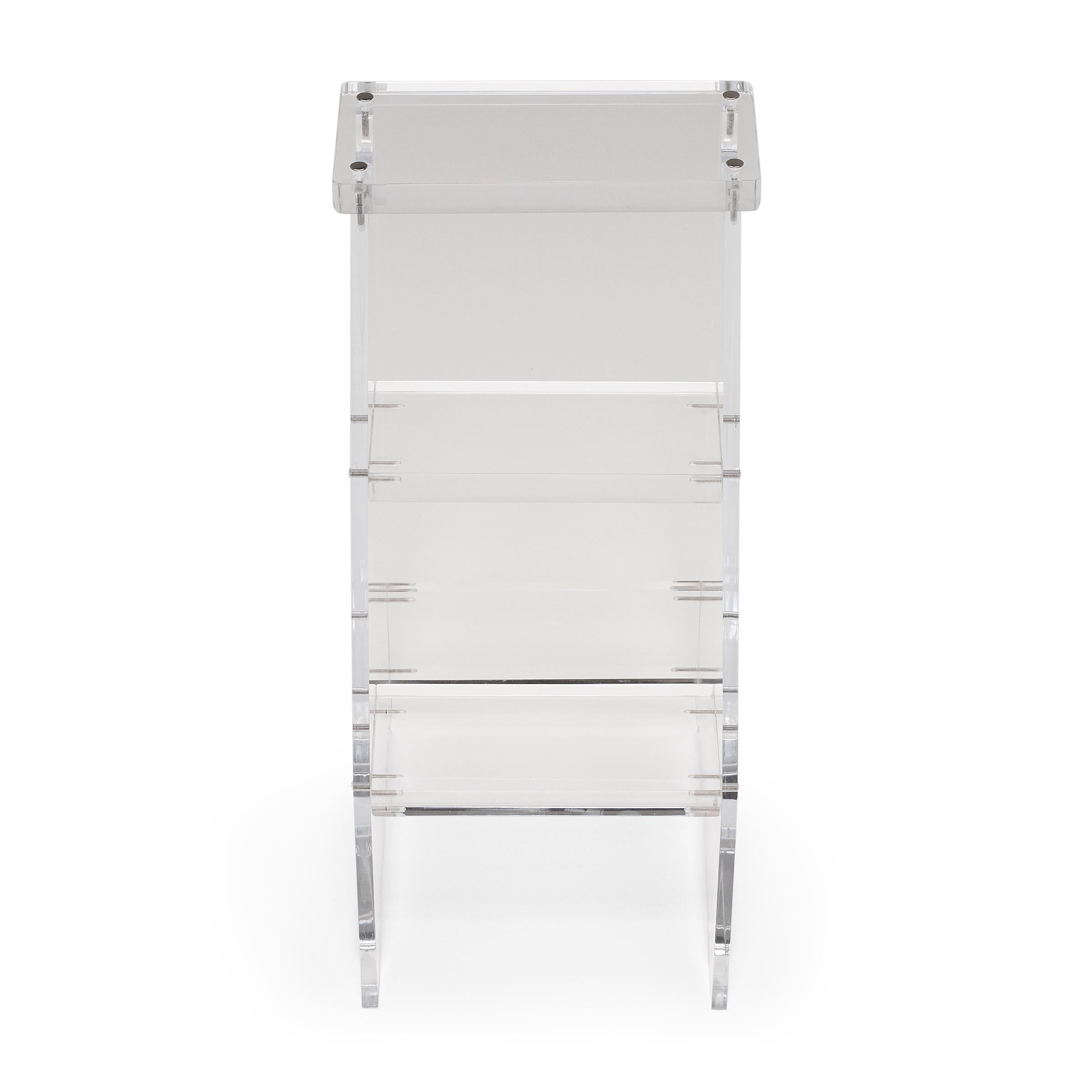 Taburete de Lucite 