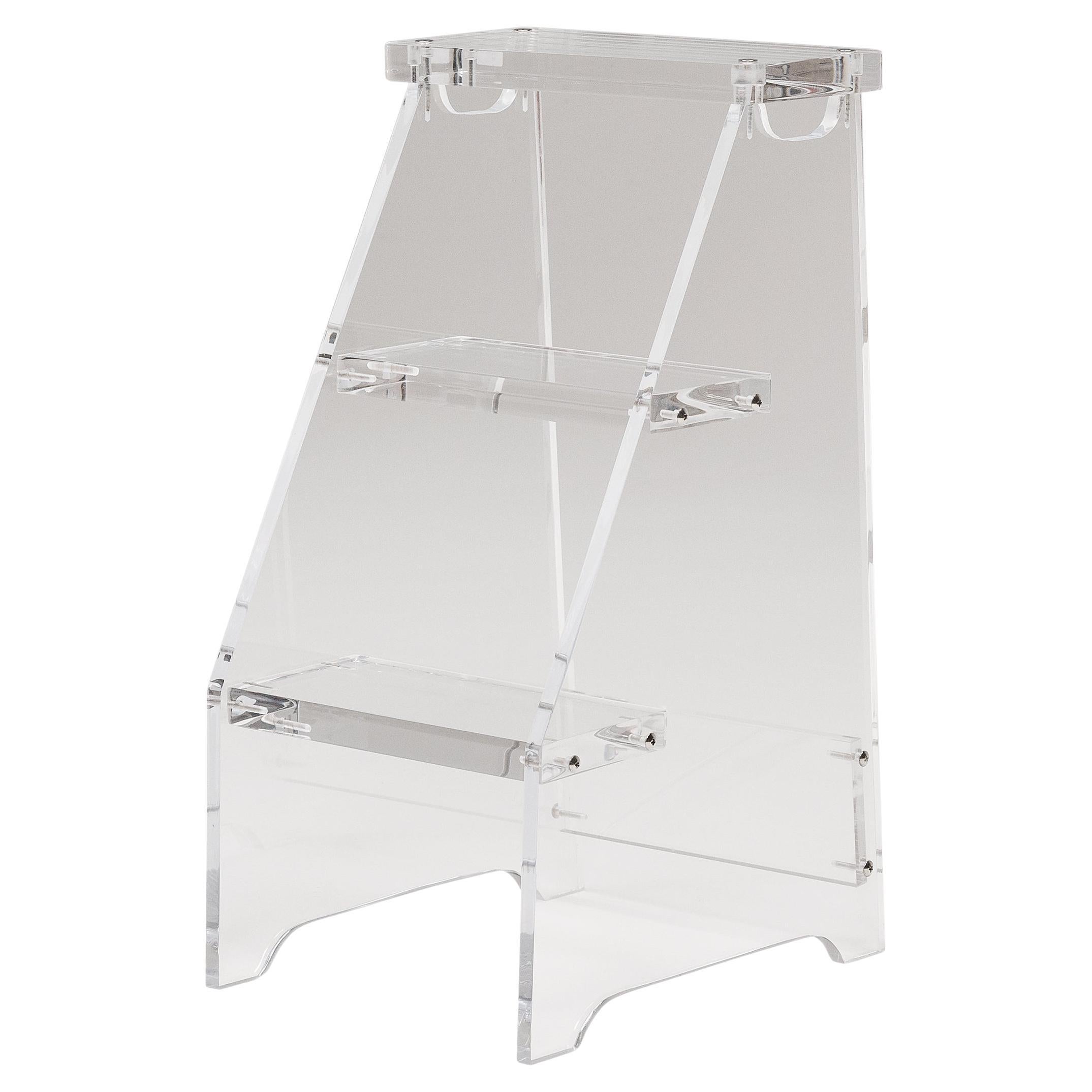 "Social Climber" Lucite Step Stool by Dragonette Private Label