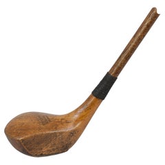 Antique Socket Head Golf Club, Driver With G. Forrester Patent