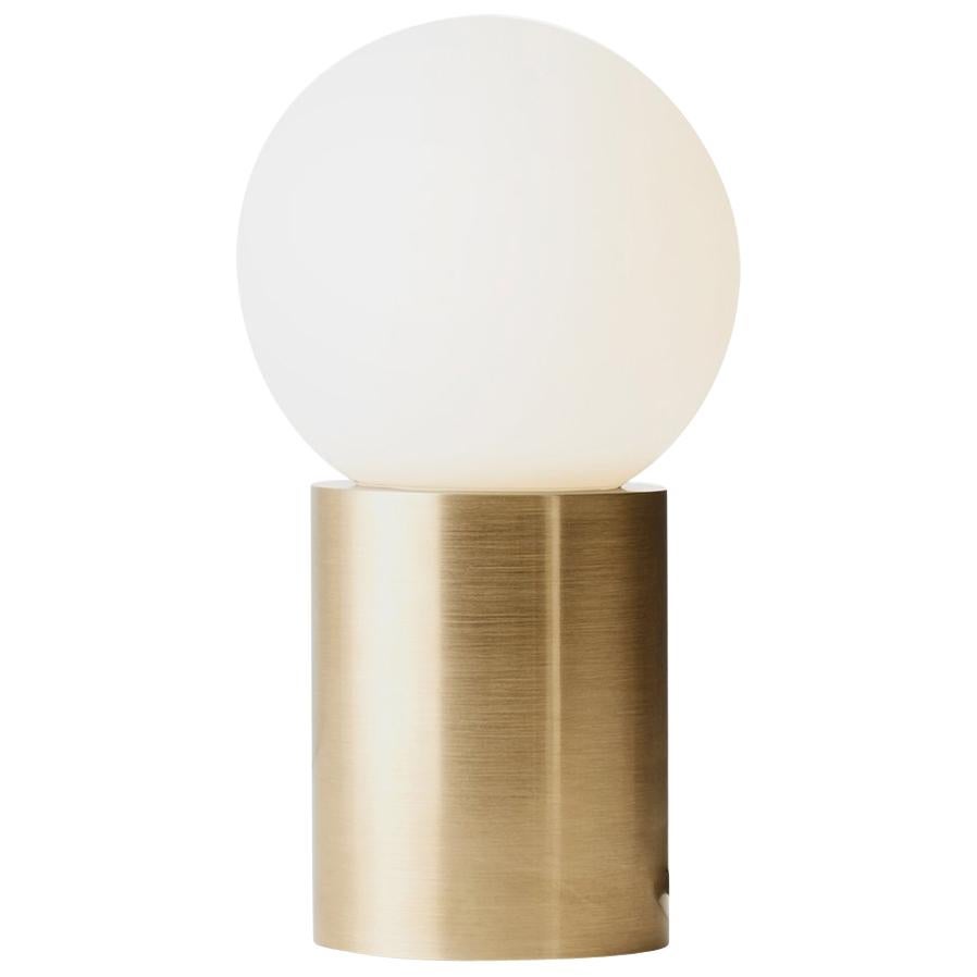 Socket Occasional Table Lamp, Brass