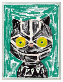 Socko - Panther Dough II (framed original painting on canvas) Panther Dough II (framed original painting on canvas)