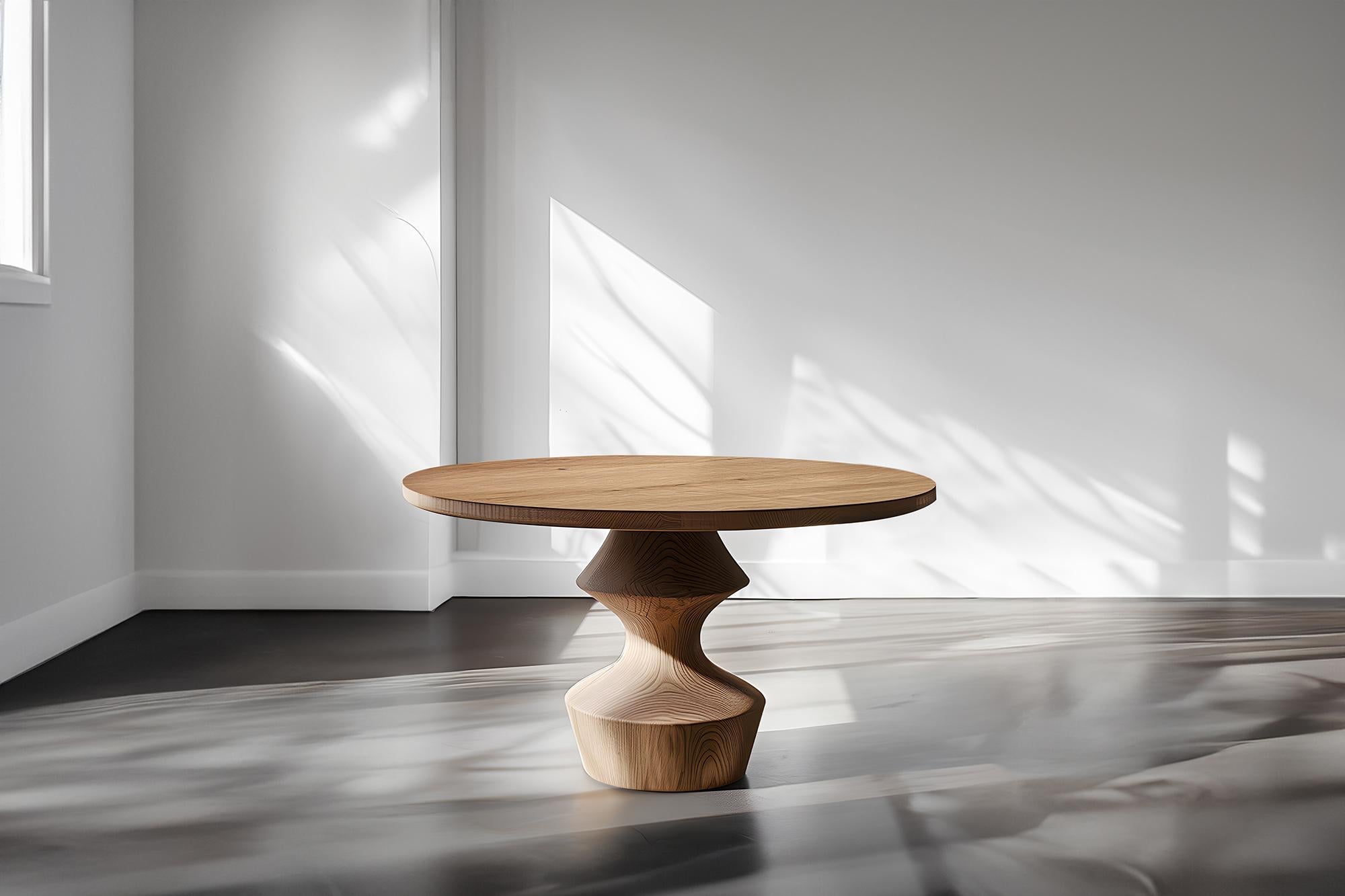 Mexican Socle Dessert Tables No11, Sweet Design in Solid Wood by NONO For Sale