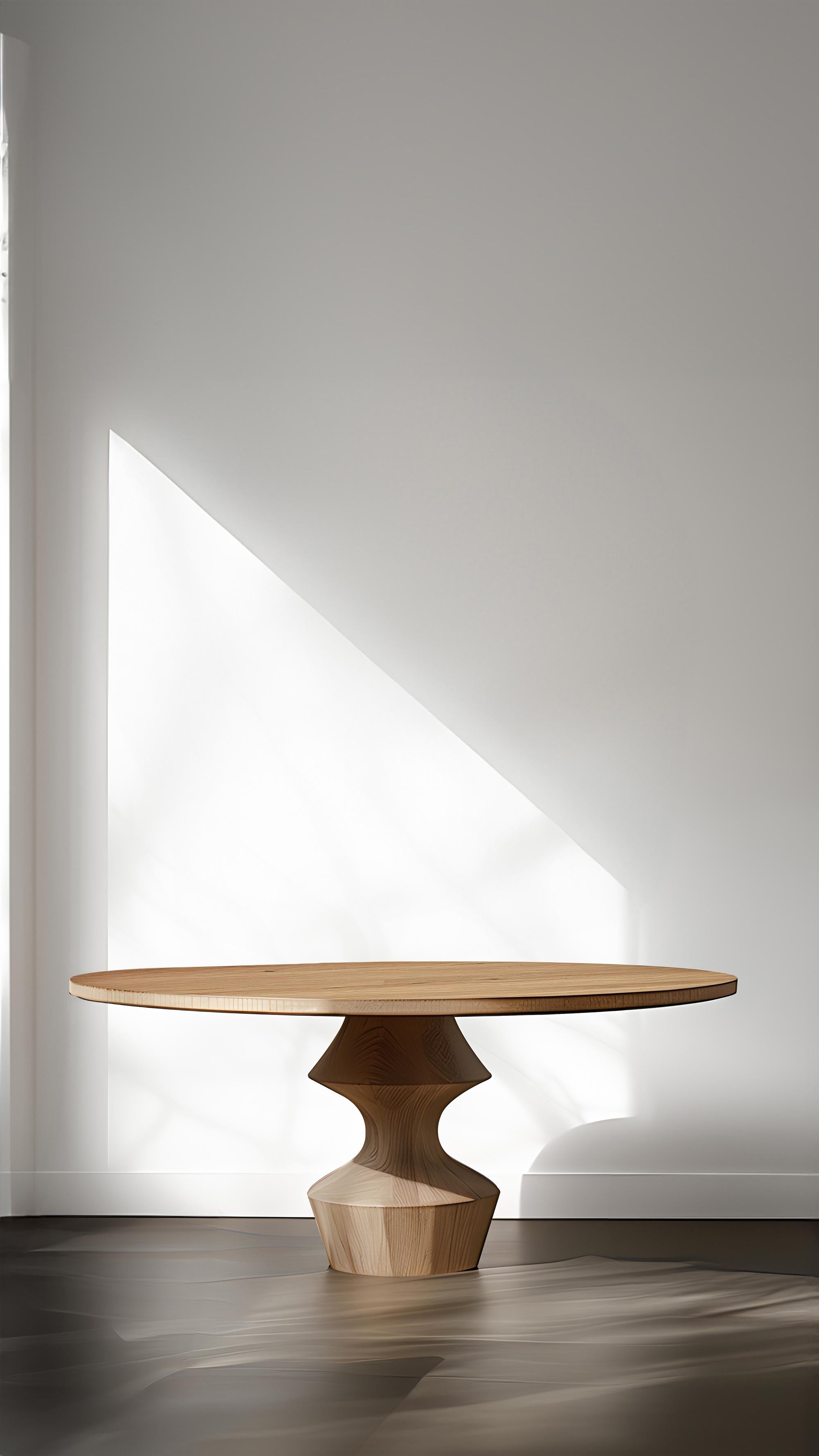 Hand-Crafted Socle Dessert Tables No11, Sweet Design in Solid Wood by NONO For Sale