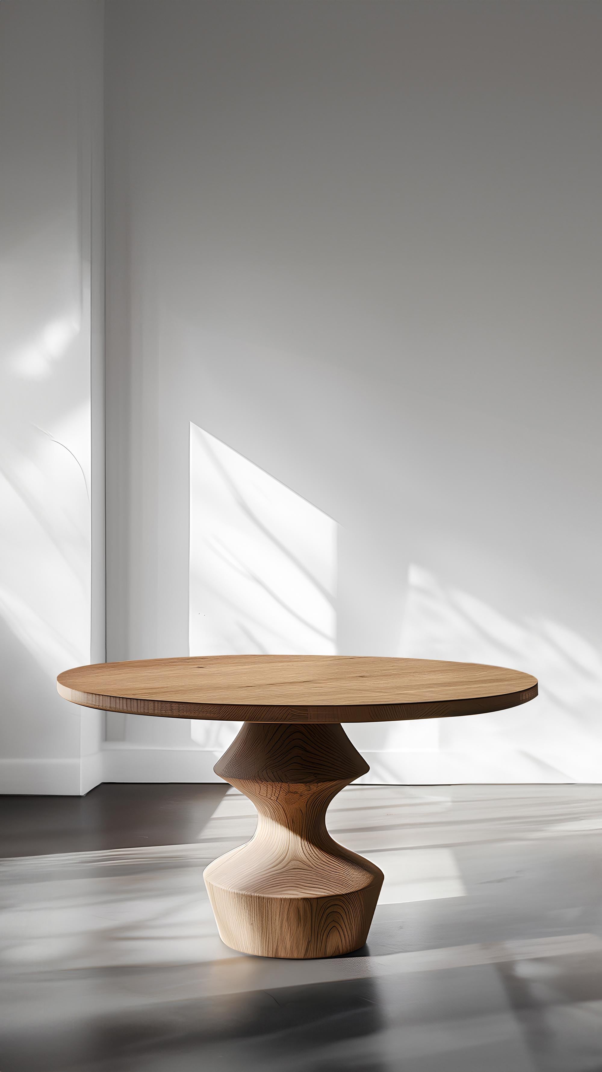 Contemporary Socle Dessert Tables No11, Sweet Design in Solid Wood by NONO For Sale