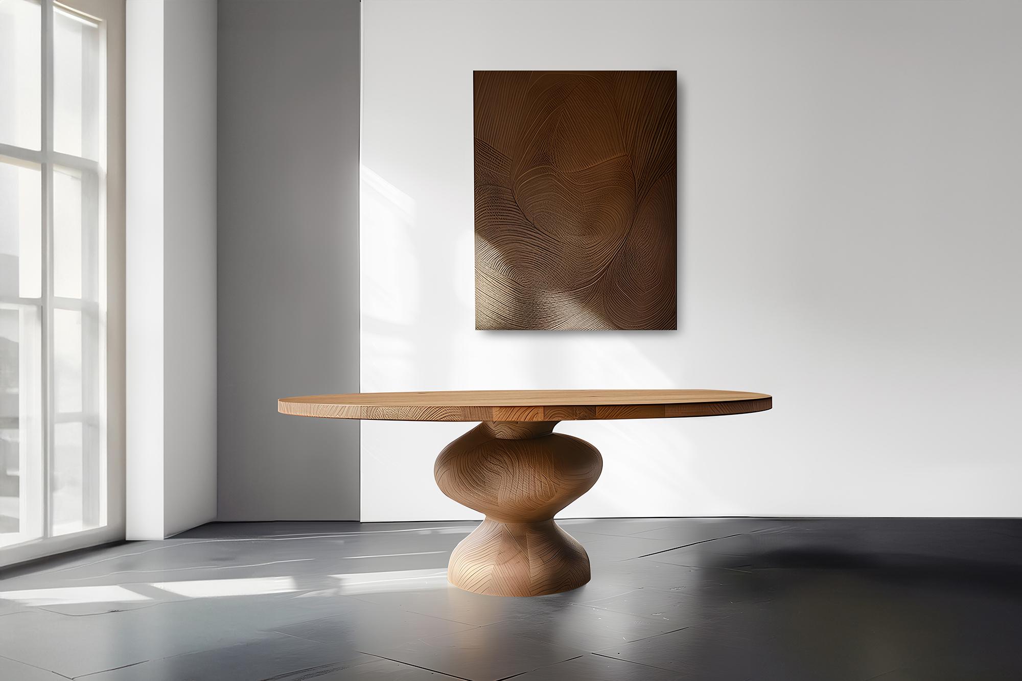Socle Esszimmer-Sets No23, Elegance Defined in Wood by NONO (Moderne) im Angebot