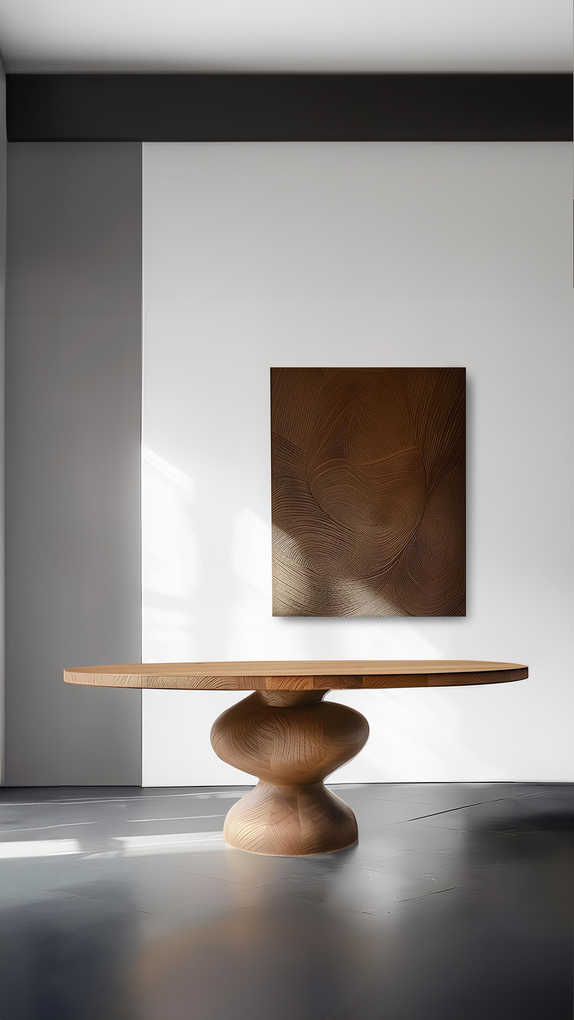 Socle Esszimmer-Sets No23, Elegance Defined in Wood by NONO (Handgefertigt) im Angebot