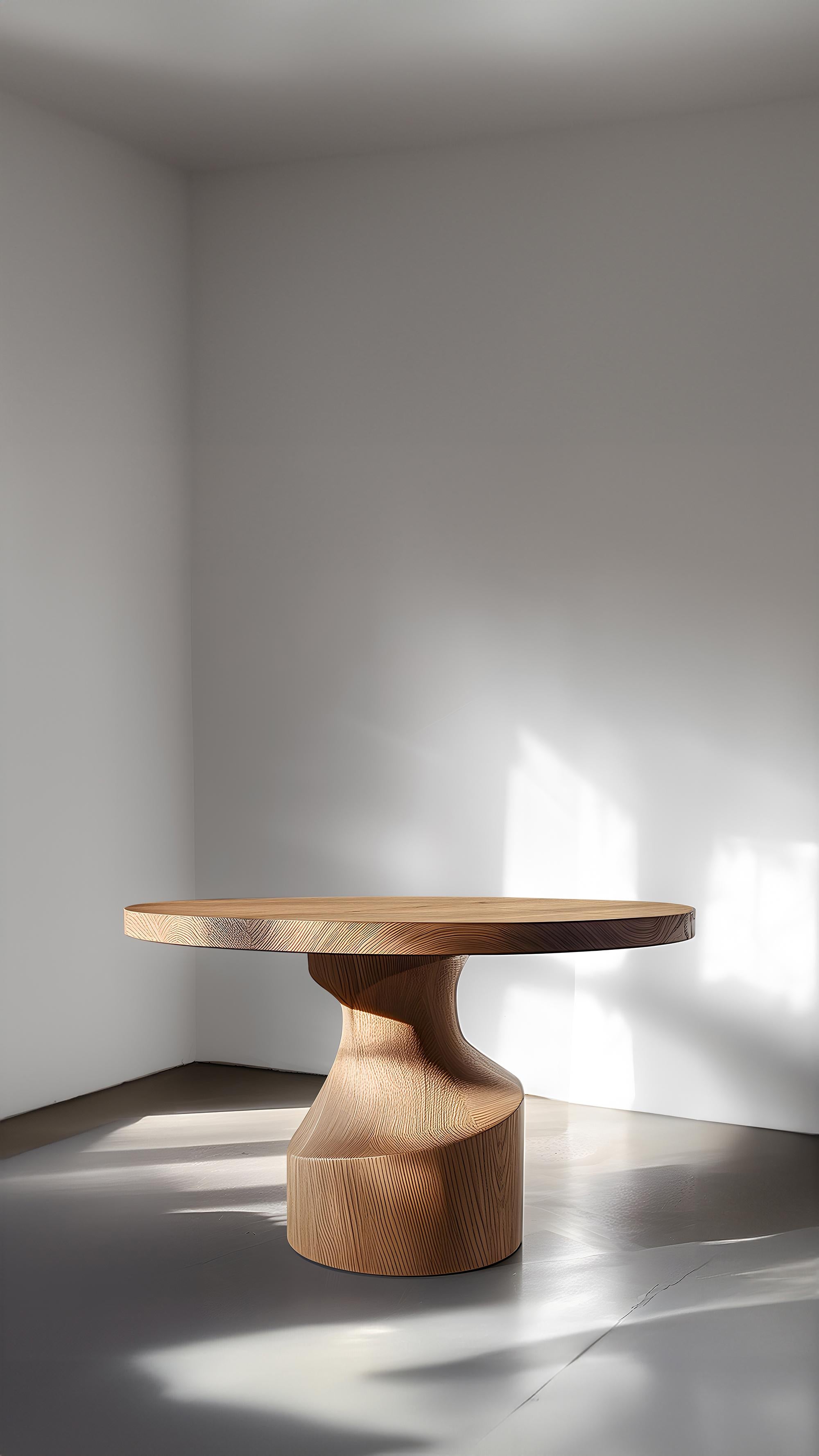 Contemporary Socle No08, Conference Tables by NONO, Solid Wood Symmetry For Sale