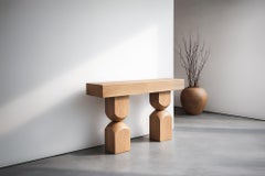 Socle No1 Architectural Console by NONO in Solid Wood
