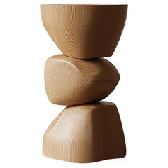 Socle No103 Wooden Stool, Minimal Contemporary Furniture by NONO