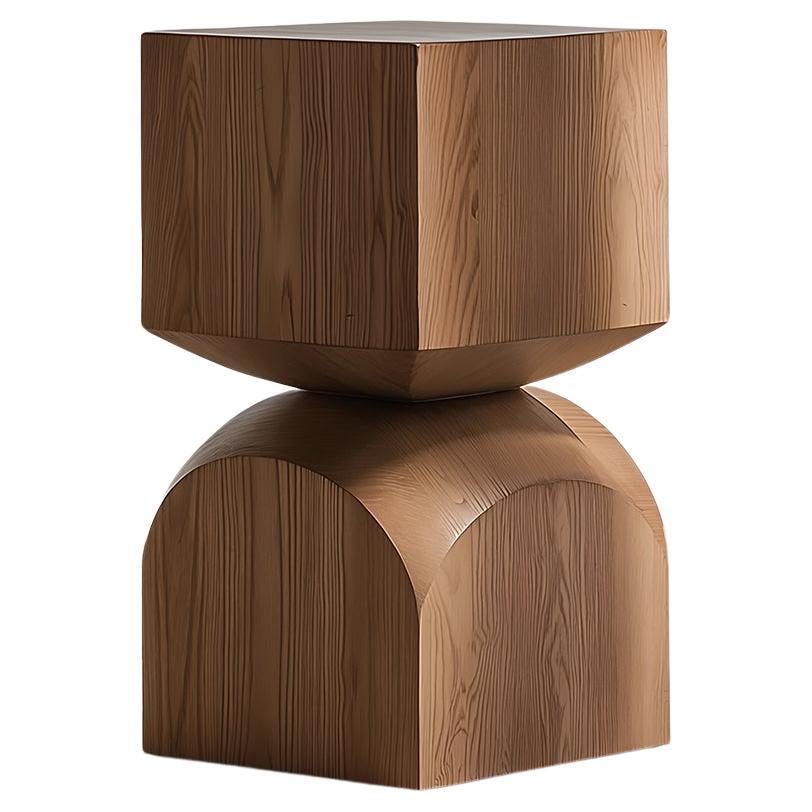 Socle No107 Side Table, Wooden Contemporary Furniture by NONO For Sale