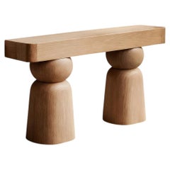 Socle No11 Sofatisch von NONO aus Massivholz