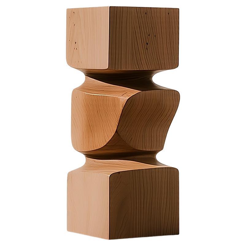 Socle No113 Table d'appoint, pièce contemporaine en bois par NONO