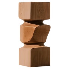 Socle No113 Side Table, Contemporary Wooden Piece by NONO