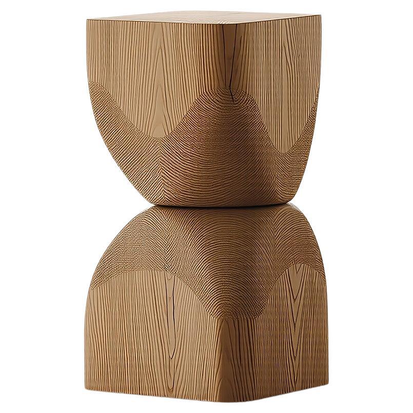 Socle No119 Side Table, Modern Solid Wood Furniture by NONO