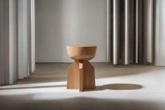 Socle No129 Nightstand, Wooden Interior Design Piece by NONO