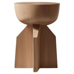 Socle No129 Nightstand, Wooden Interior Design Piece by NONO