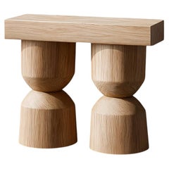 Socle No15 Sculptural Table by NONO in Solid Wood