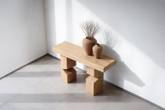 Socle No19 Accent Table by NONO in Solid Wood