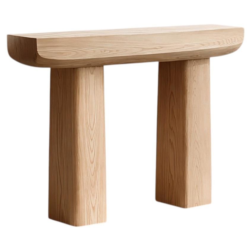 Socle No29 Statement-Tisch von NONO aus Massivholz im Angebot