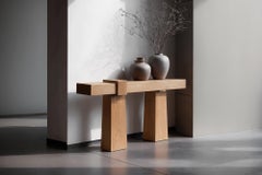 Tavolo da parete Socle No35 di NONO in Wood massiccio