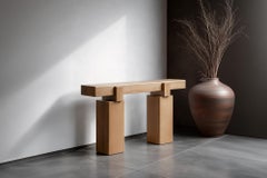 Consolle architettonica Socle No39 di NONO in Wood massiccio