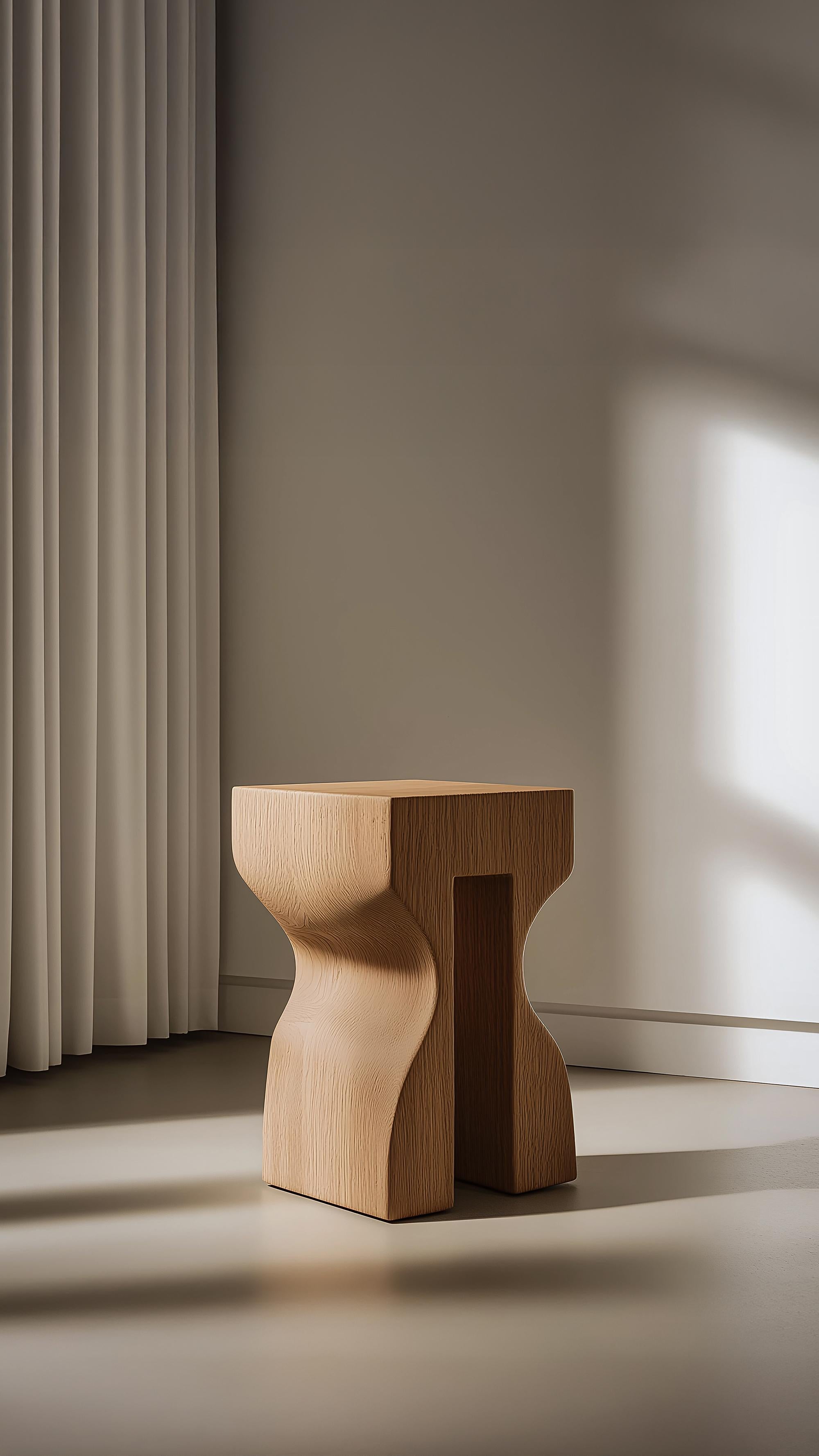 Socle No51 Stool, Solid Wood Contemporary Furniture by NONO

Socle table d'appoint, table auxiliaire, table de nuit

Socle est une petite table en bois massif conçue par l'équipe de design de NONO. Fabriquée en bois massif, sa construction élaborée