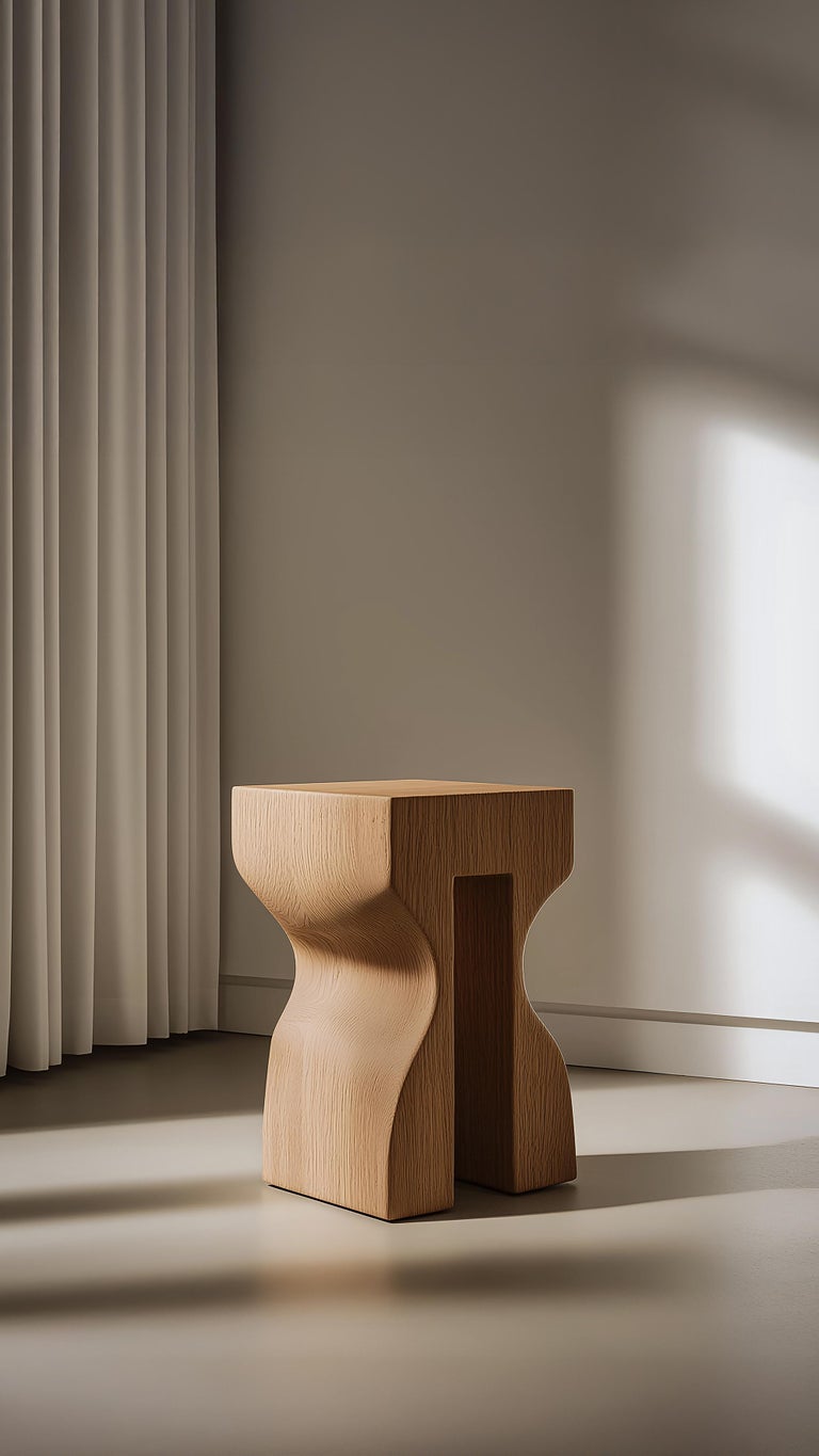 Socle No51 Stool, Solid Wood Contemporary Furniture by NONO For 