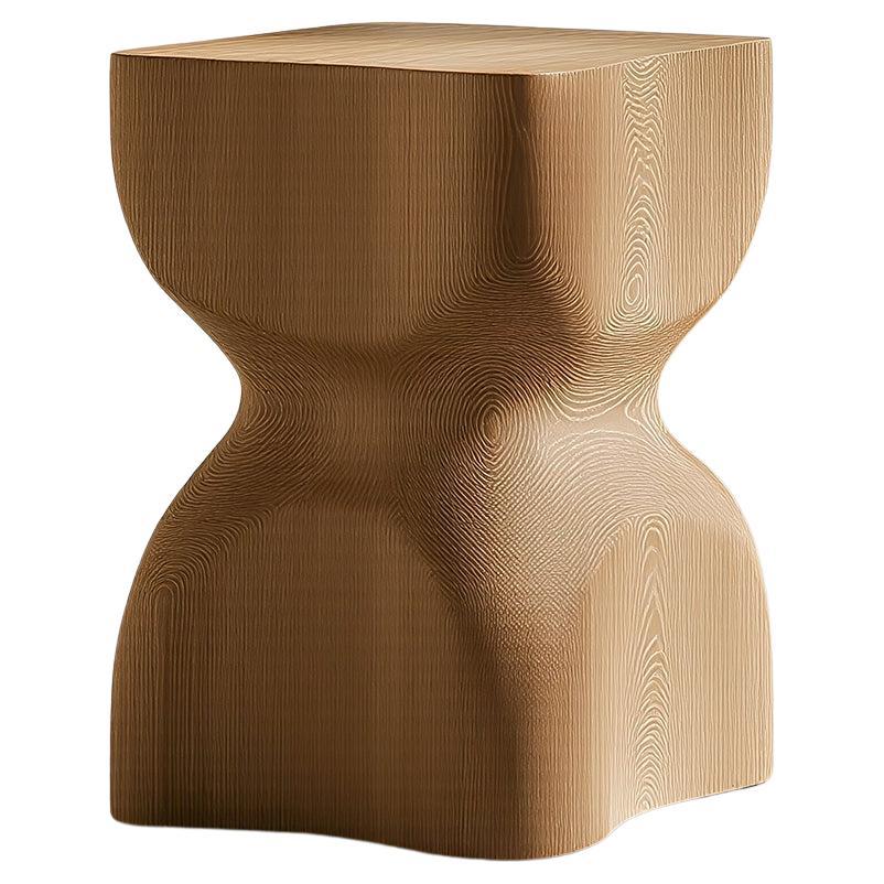 Socle No57 Stool, Minimal Solid Wood Furniture by NONO