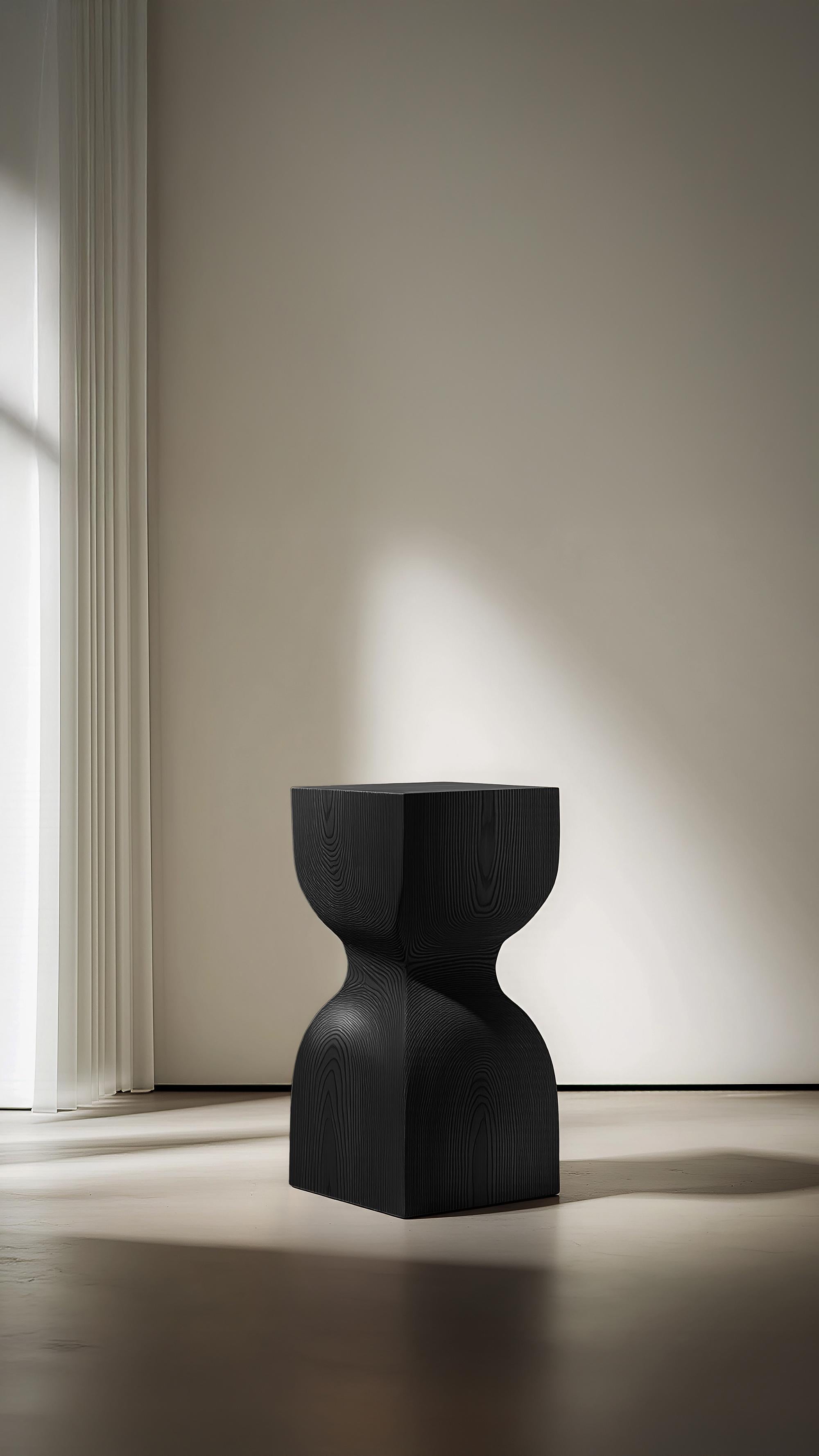 Socle No59 Nightstand, Wooden Interior Design Furniture by NONO In New Condition For Sale In Ciudad de México, CDMX