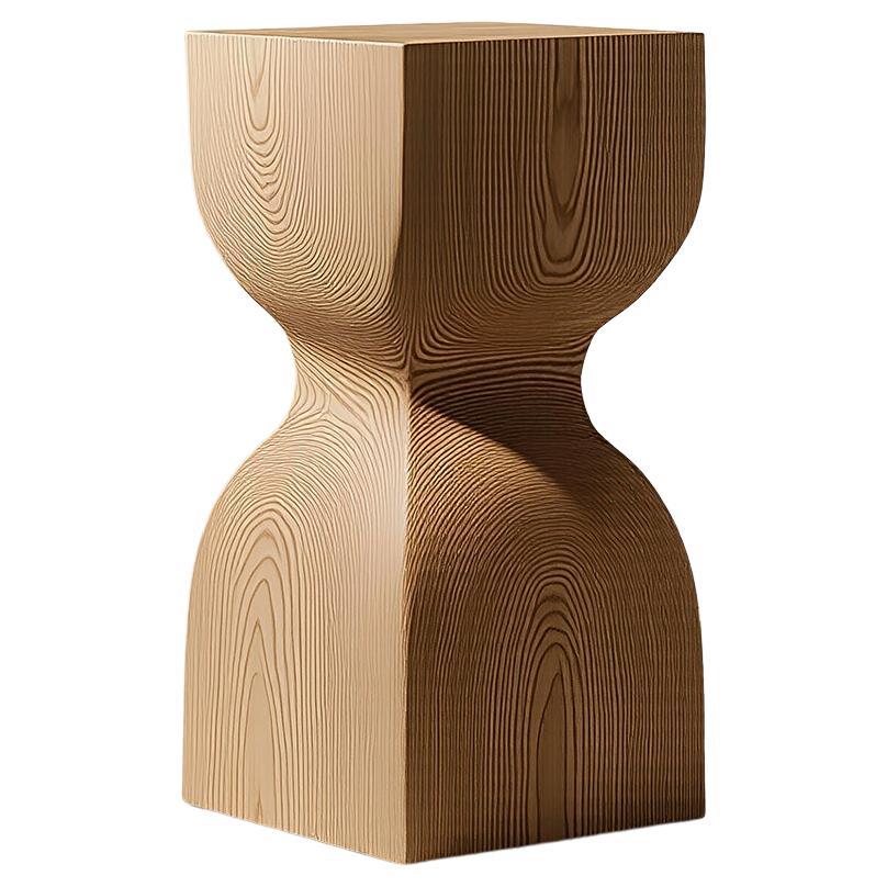 Socle No59 Nightstand, Wooden Interior Design Furniture by NONO For Sale