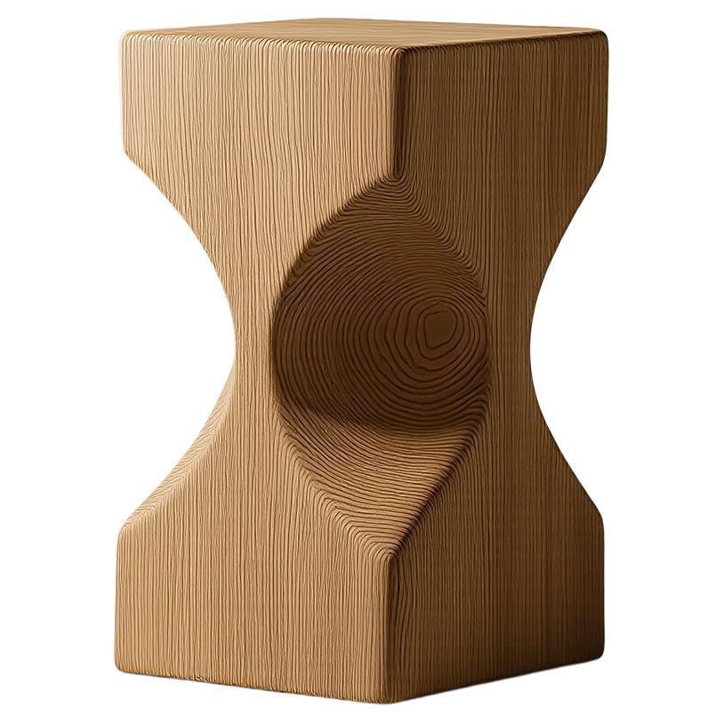 Socle No61 Side Table, Contemporary Wooden Furniture by NONO