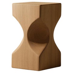 Socle No61 Side Table, Contemporary Wooden Furniture by NONO