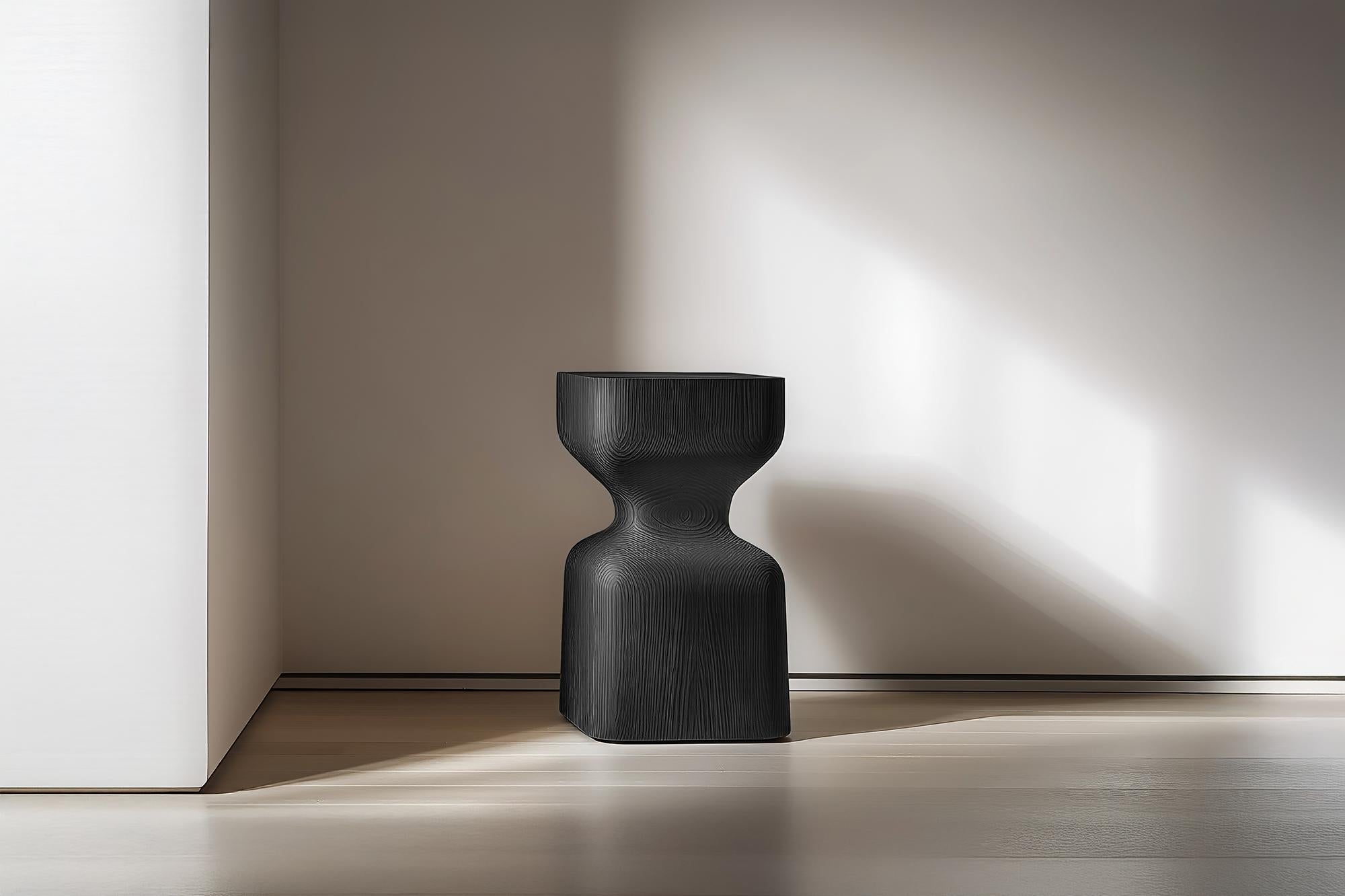 Mexicain Table d'appoint Socle No64, Mobilier en bois minimal de Joel Escalona en vente