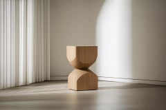 Socle No65 Nightstand, Modern Solid Wood Furniture by NONO