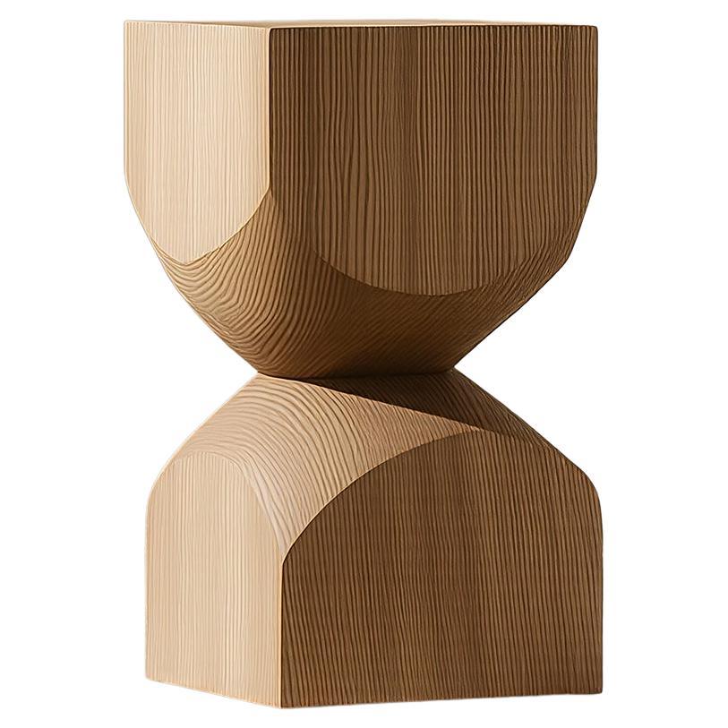 Socle No65 Nightstand, Modern Solid Wood Furniture by NONO