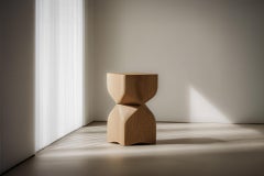 Socle No67 Side Table, Wooden Interior Design Piece by NONO