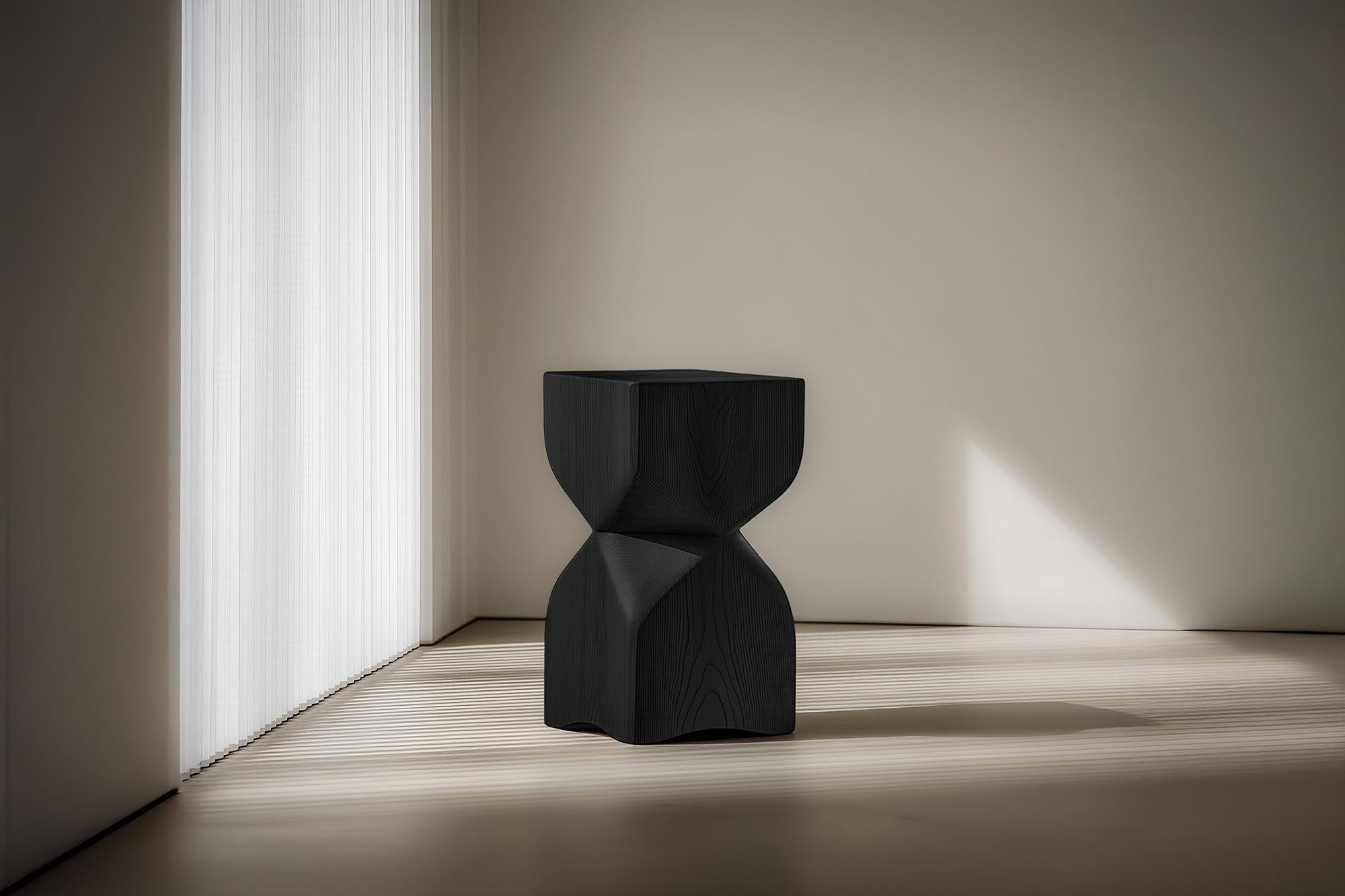 Mexicain Table d'appoint Socle No67, objet de design d'intérieur en bois par NONO en vente