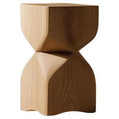 Socle No67 Side Table, Wooden Interior Design Piece by NONO