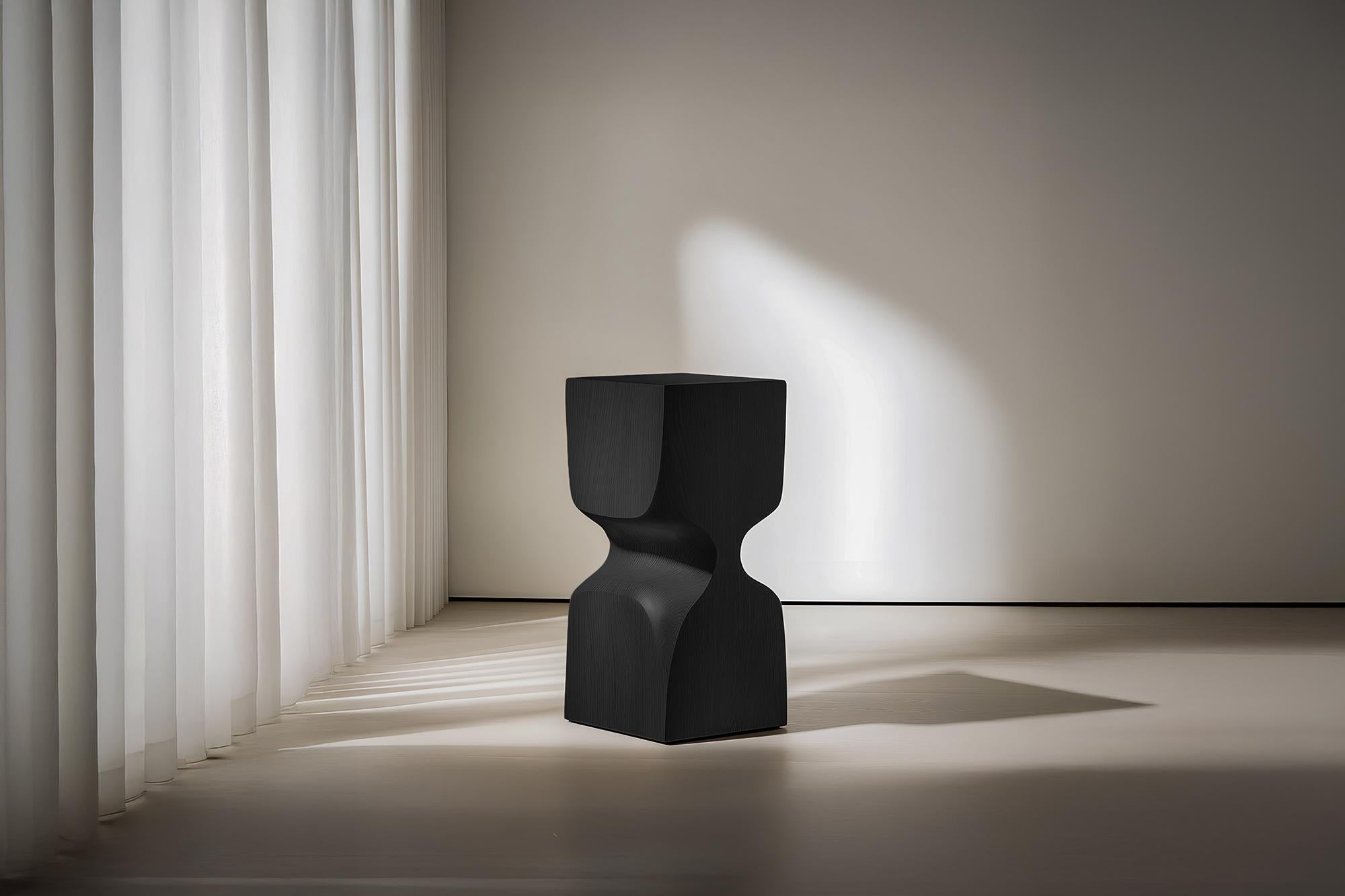 Mexicain Socle No69 Stool, Solid Wood Contemporary Furniture by NONO en vente