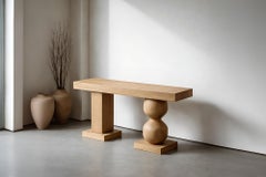 Socle No7 Statement Table by NONO in Solid Wood