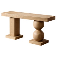 Socle No7 Statement Table by NONO in Solid Wood