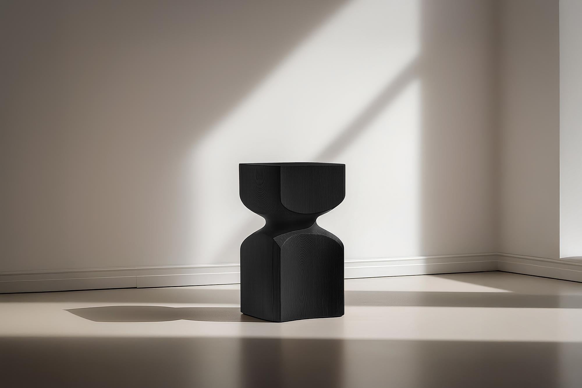 Mexicain Table d'appoint Socle No70, pièce contemporaine en bois de Joel Escalona en vente